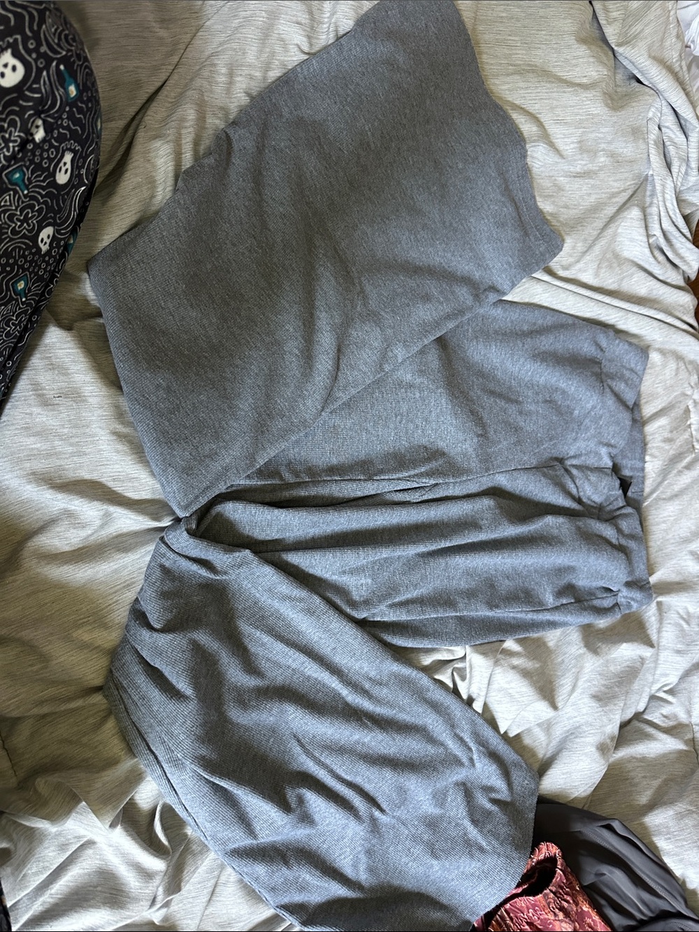 Gray Women’s Knit Flare Leggings